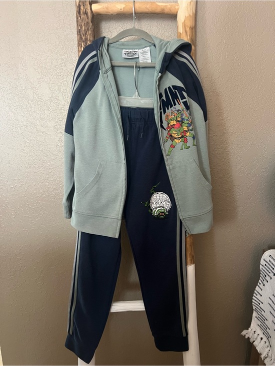 Other - Teenage Mutant Ninja Turtles Green & Navy Kids Hoodie and Joggers Set